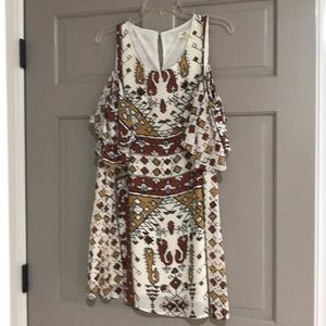 Aztec print dress
